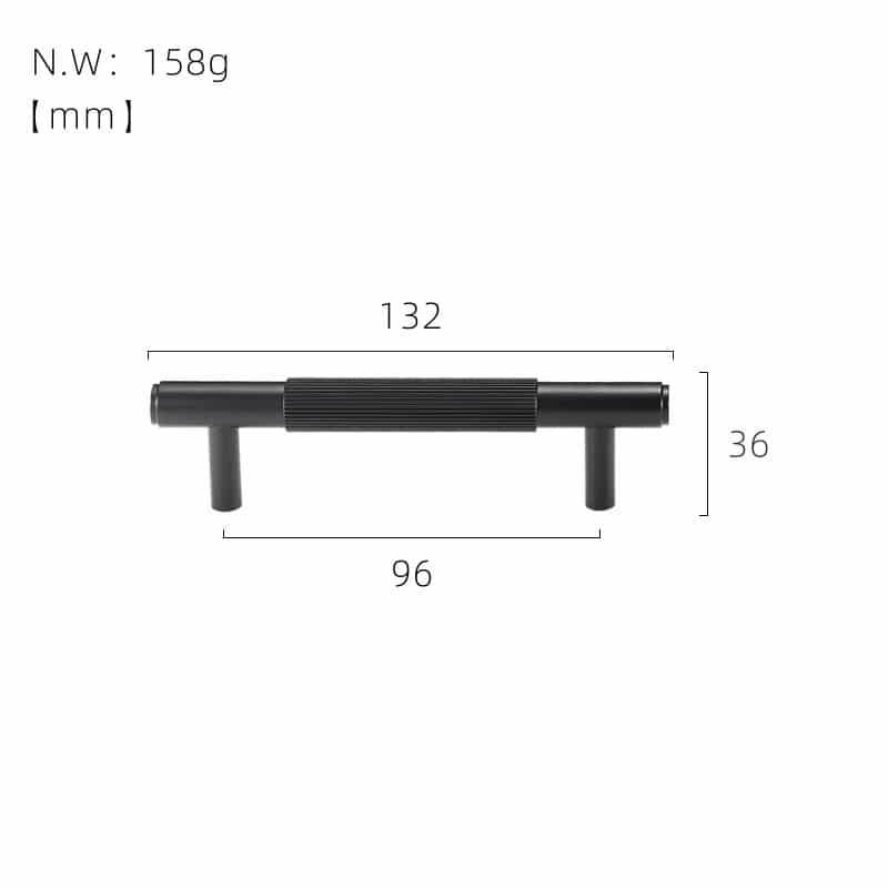 GOTHAM Poignées en laiton massif