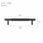 GOTHAM Poignées en laiton massif