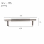 GOTHAM Poignées en laiton massif