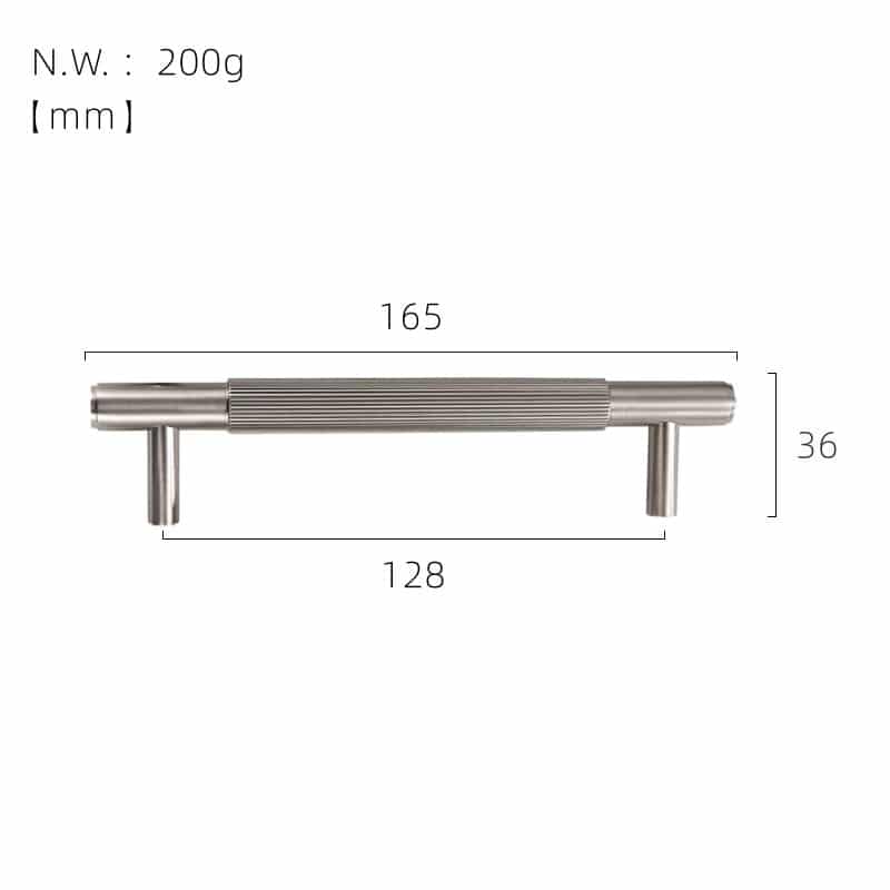 GOTHAM Poignées en laiton massif
