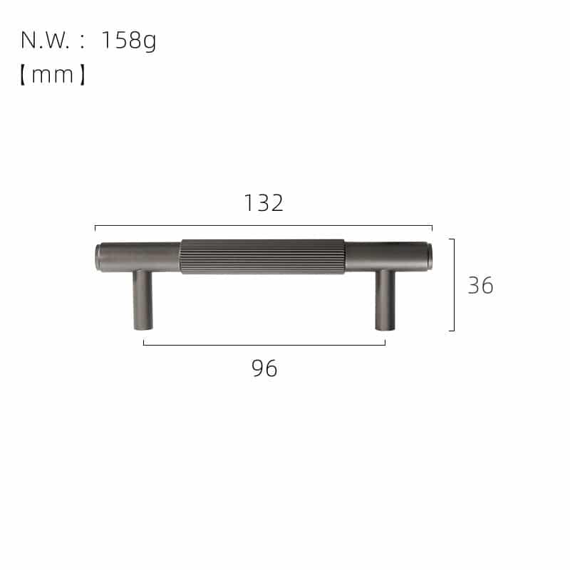 GOTHAM Poignées en laiton massif