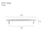 GOTHAM Poignées en laiton massif