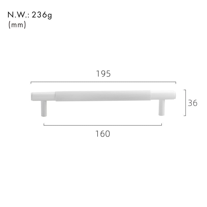 GOTHAM Poignées en laiton massif