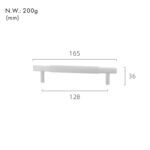 GOTHAM Poignées en laiton massif