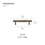 GOTHAM Poignées en laiton massif