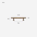 GREPP massief messing handvat