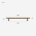 GREPP massief messing handvat