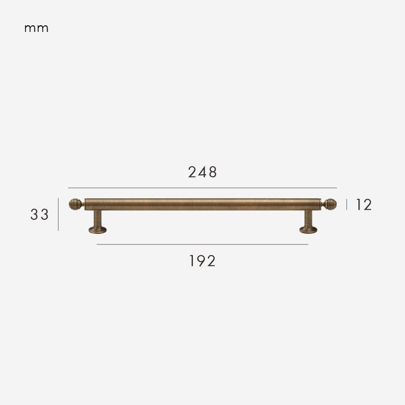 GREPP massief messing handvat