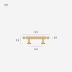 GREPP massief messing handvat