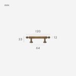 GREPP massief messing handvat