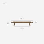 GREPP massief messing handvat