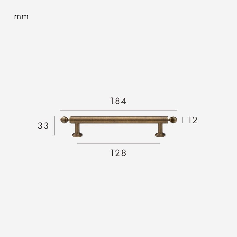 GREPP massief messing handvat