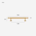 GREPP massief messing handvat