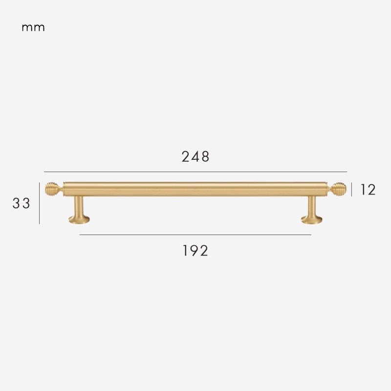 GREPP massief messing handvat