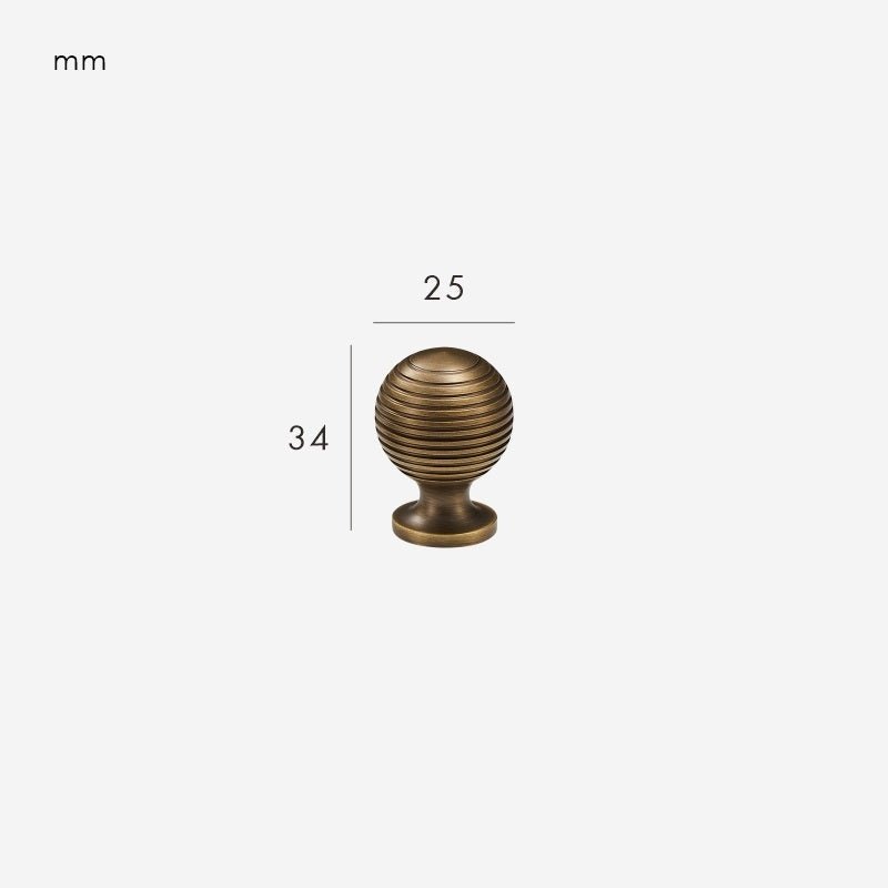 GREPP Solid Brass Knob 13 GREPP Solid Brass Knob