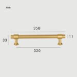 GROVE Massiv-Messing-Griff