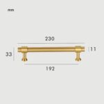 GROVE Massiv-Messing-Griff