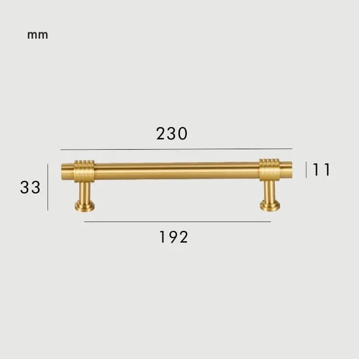 GROVE Massiv-Messing-Griff