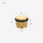 GUM Butoir de porte en laiton