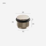 GUM Butoir de porte en laiton