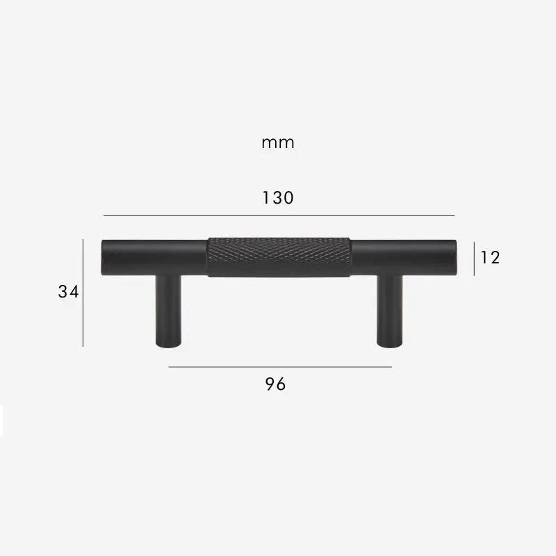 Poignées moletées en laiton HART