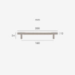 Poignées moletées en laiton HART