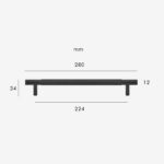 Poignées moletées en laiton HART