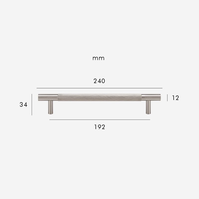 Poignées moletées en laiton HART