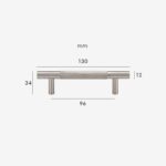 Poignées moletées en laiton HART