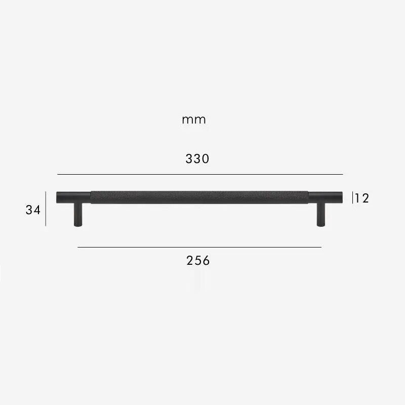 Poignées moletées en laiton HART