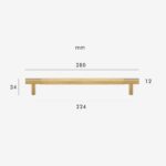 Poignées moletées en laiton HART