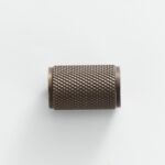 Manopola zigrinata in ottone HART