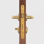 Poignée de porte à levier en laiton massif HART