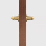 Poignée de porte à levier en laiton massif HART