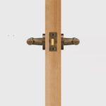 Poignée de porte à levier en laiton massif HART