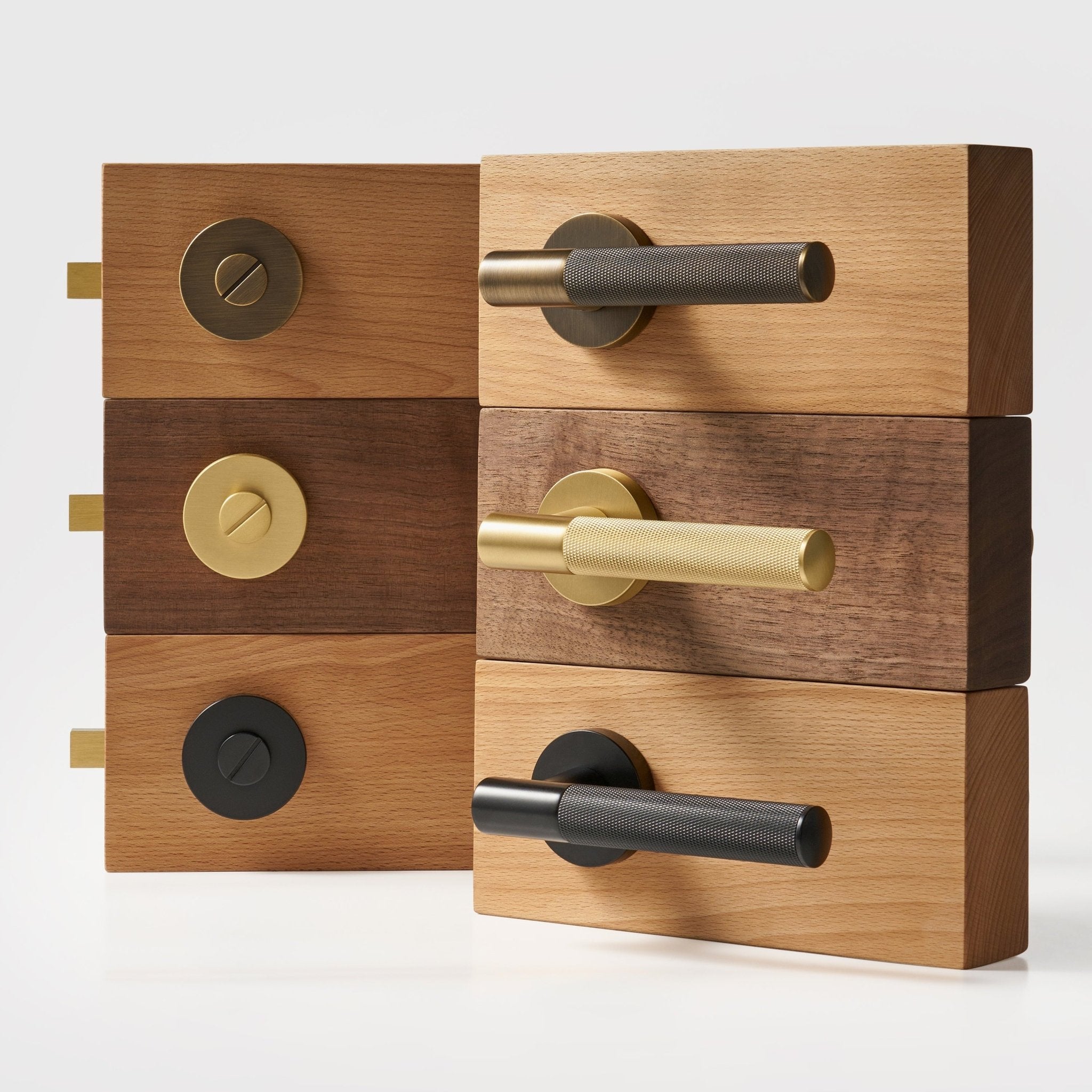 Poignée de porte à levier en laiton massif HART