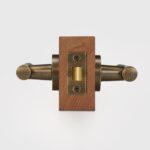 Poignée de porte à levier en laiton massif HART