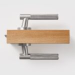 Poignée de porte à levier en laiton massif HART