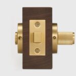 Poignée de porte à levier en laiton massif HART