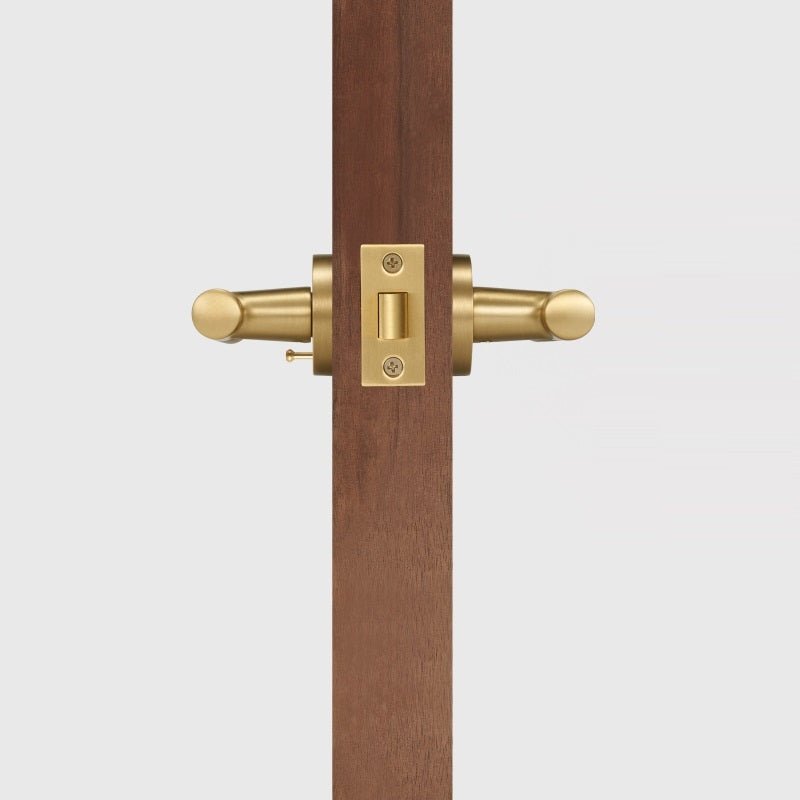 Poignée de porte à levier en laiton massif HART