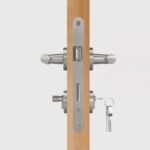 Poignée de porte à levier en laiton massif HART