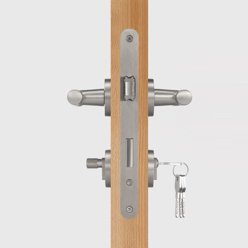 Poignée de porte à levier en laiton massif HART