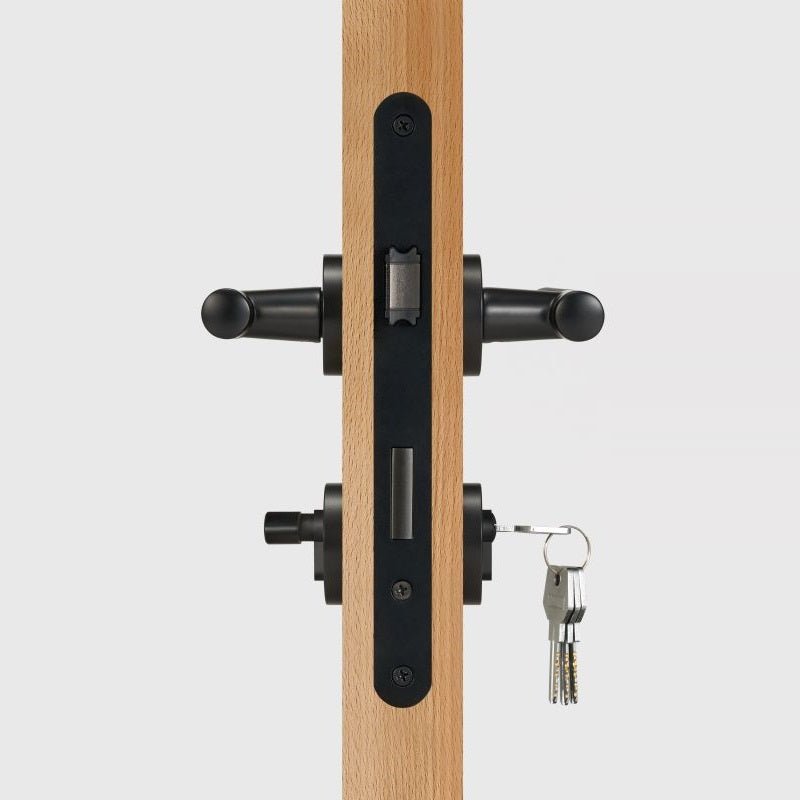 Poignée de porte à levier en laiton massif HART