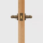 Poignée de porte à levier en laiton massif HART