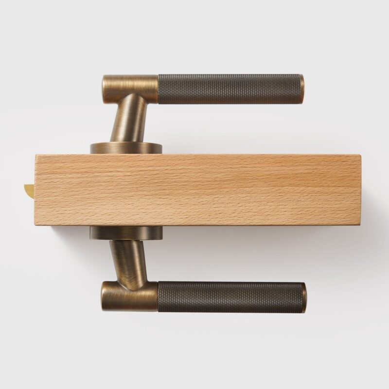 Poignée de porte à levier en laiton massif HART