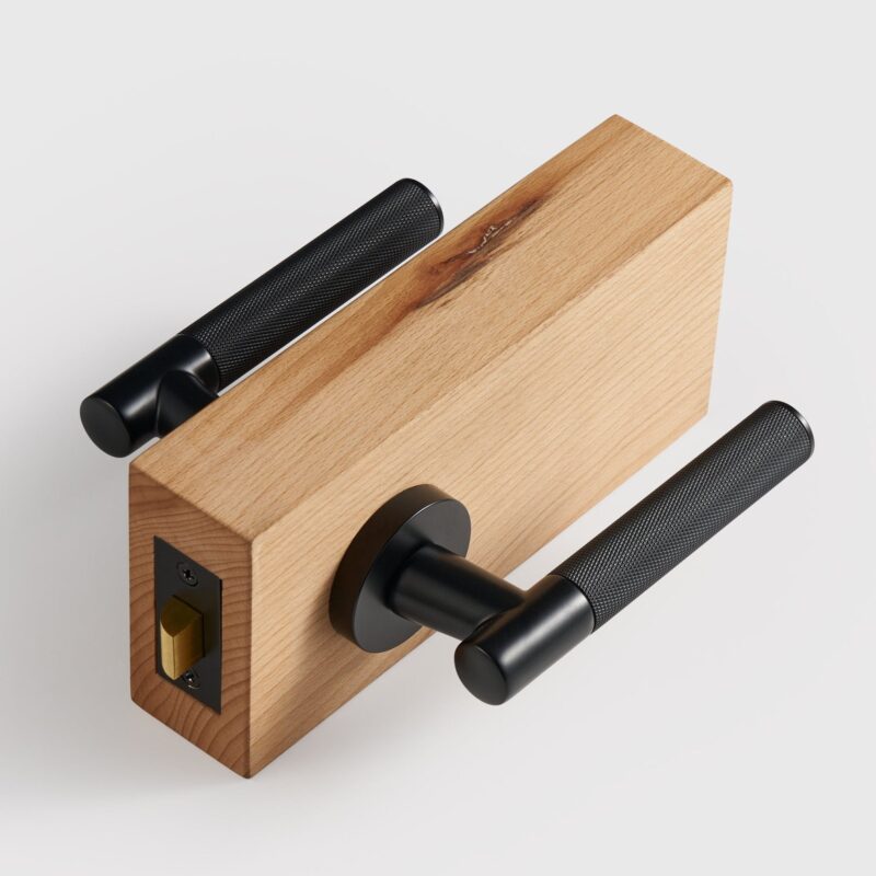 Poignée de porte à levier en laiton massif HART