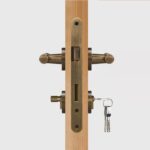 Poignée de porte à levier en laiton massif HART