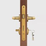 Poignée de porte à levier en laiton massif HART