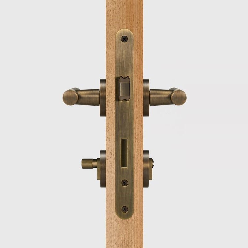 Poignée de porte à levier en laiton massif HART