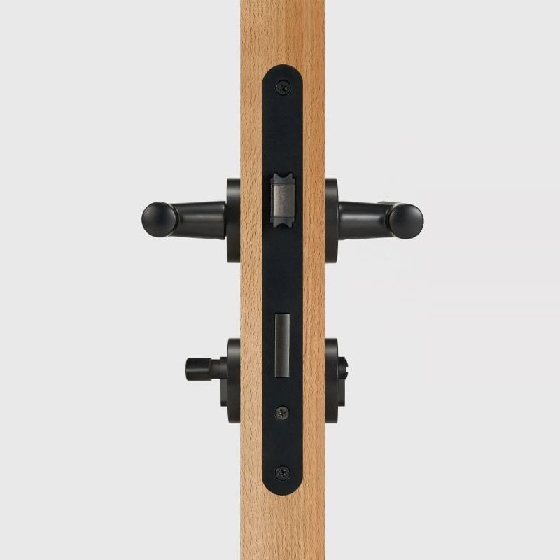 Poignée de porte à levier en laiton massif HART